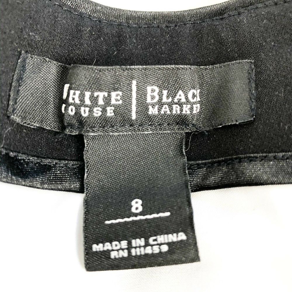 White House Black Market Skirt 8 Floral Career - Picture 5 of 7